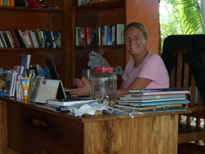 Cheffe bei der Arbeit