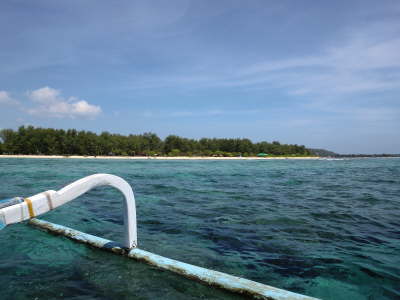 Shuttle zwischen Meno und Trawangan