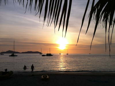 Sundowner am Charlie Beach