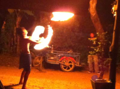 Fireworker an der TingTong bar