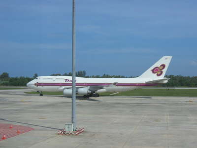 Abflug am Phuket Airport