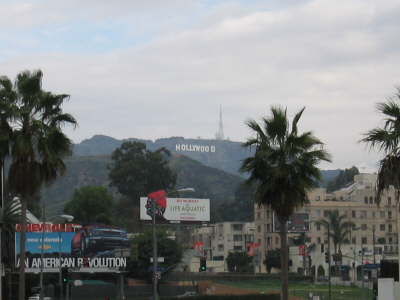 Blick auf Hollywood