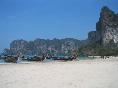 Railay Beach West, rechter Ausblick