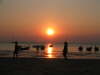 Der typische Sonnenuntergang am Railay West Beach