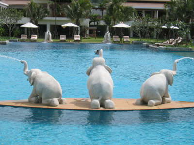 Blick von der Poolbar