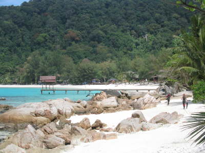 Blick vom Beach des Coral View