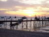 Abends am Pier