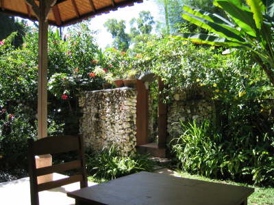 Der Garten der Sari Bungalows